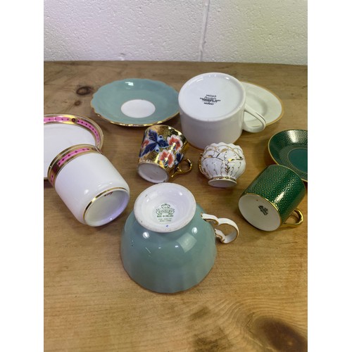 246 - Small Group Of Tea Cups Inc Hand Painted