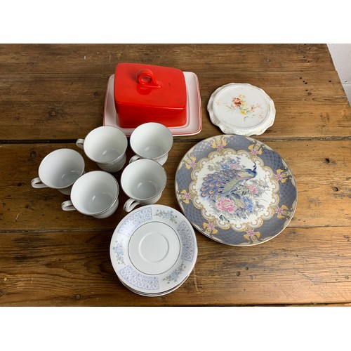 240 - Price Kensington Cheese Wedge, Liling cups and saucers and other items