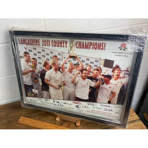 388 - Lancashire County Cricket Champions 2011 Print