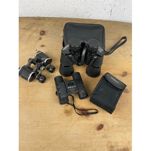 114 - Three Pairs of Binoculars Inc Hanimex & Offshore 18