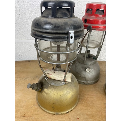 185 - Trio Of Vintage Tilley Lanterns