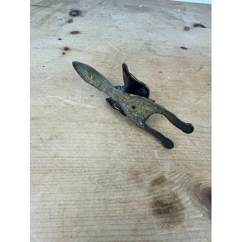 203 - Vintage Brass Fox Door Knocker