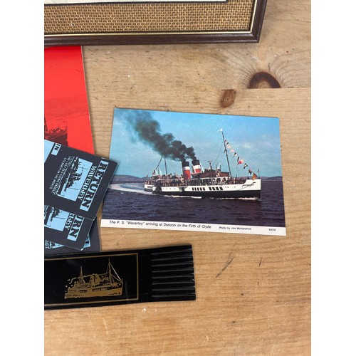 207 - Vintage Waverley Steam Boat Memorabilia