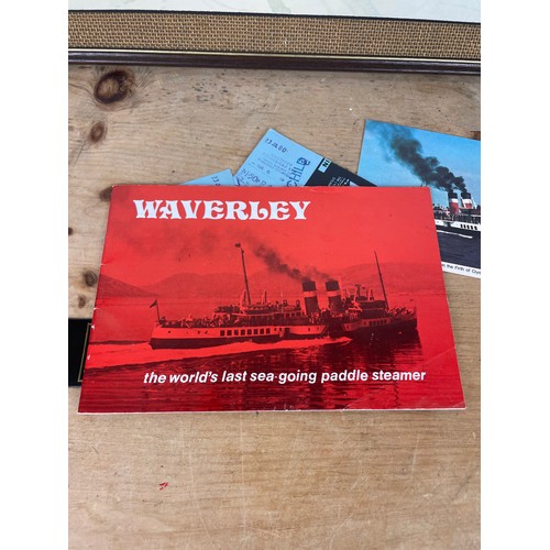 207 - Vintage Waverley Steam Boat Memorabilia