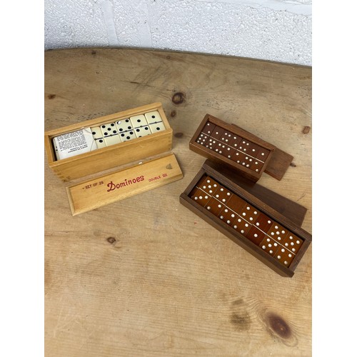 85 - Three Boxes of Vintage Dominos