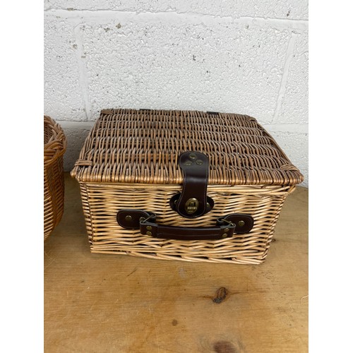 88 - Vintage Wicker Basket & Hamper