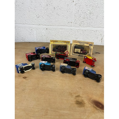 116 - Group of 12 Die Cast Cars By Lledo & Matchbox, 2 Boxed