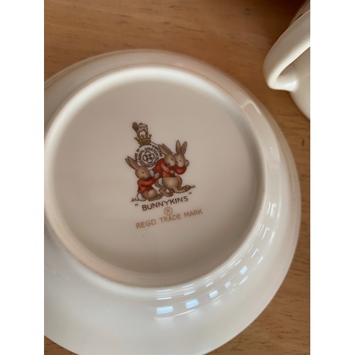 125 - Royal Doulton Bunnykins Plate Dish and Cup set in box