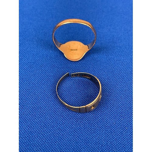 5 - 3.66g of 9ct Gold Scrap Rings