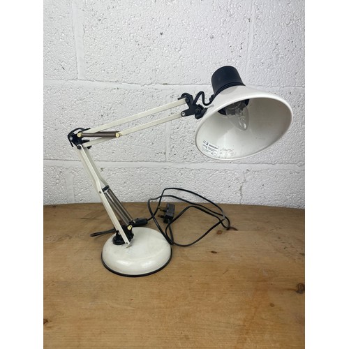 137 - Vintage 80's Searchlight Anglepoise Style Desk Lamp