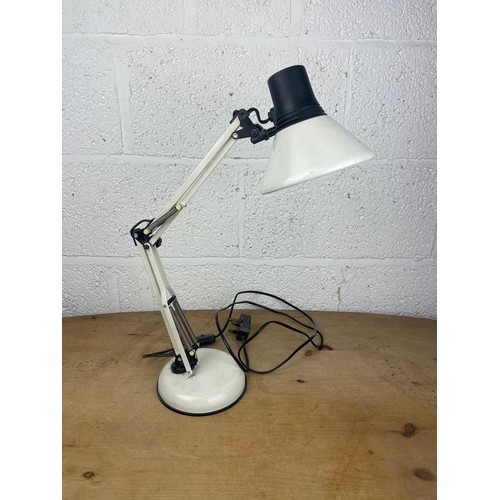 137 - Vintage 80's Searchlight Anglepoise Style Desk Lamp