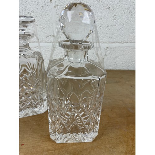 45 - Three Quality Decanters