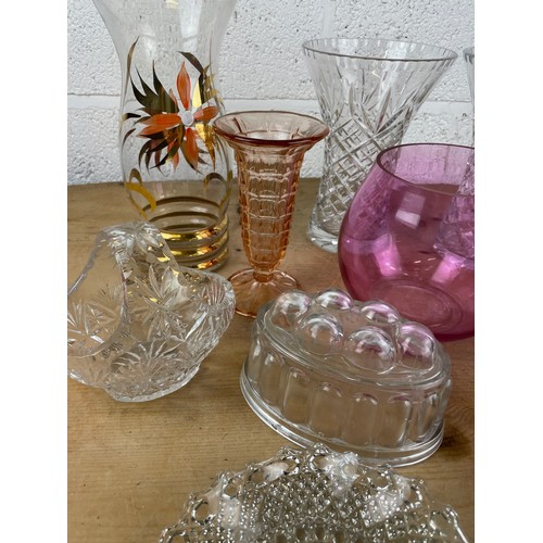 46 - Lot Of Antique & Mid Century Glass