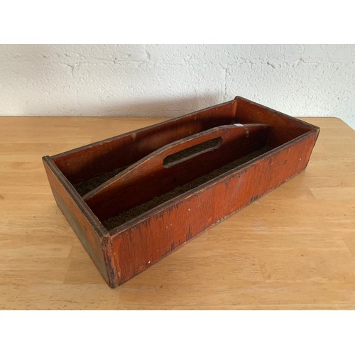 63 - Vintage Wooden Box