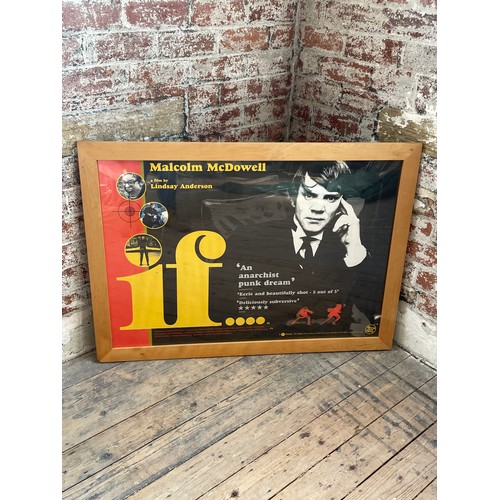 74 - If Movie Poster British Film Industry Release Nicely Framed