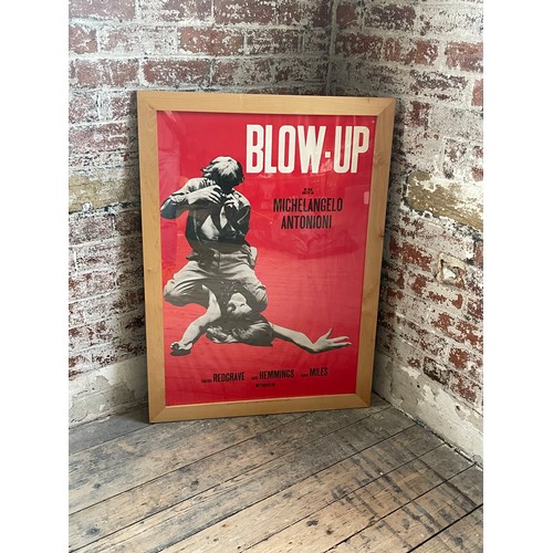 75 - Blow Up Movie Poster Nicely Framed