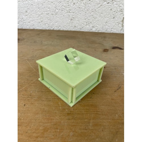 373 - Art Deco Plastic Possibly Bakelite Trinket Box