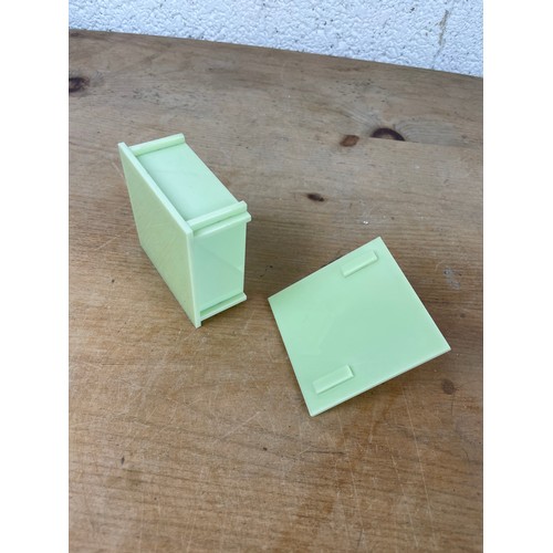 373 - Art Deco Plastic Possibly Bakelite Trinket Box