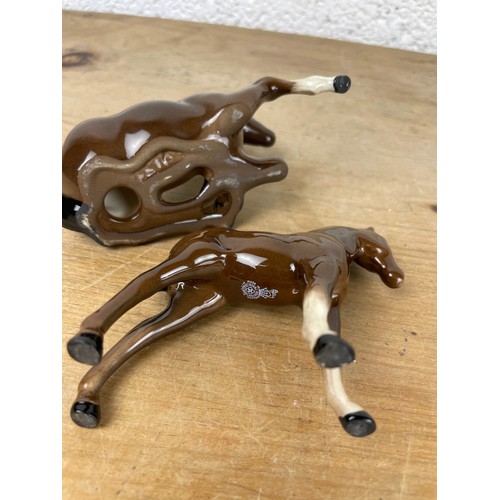 375 - Two Royal Doulton Foal Figures