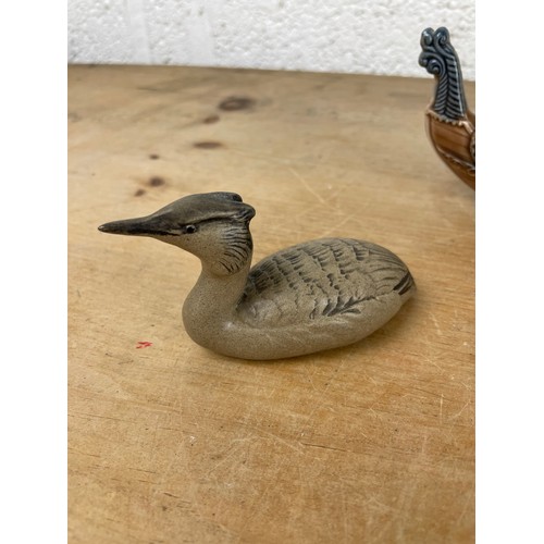 363 - Collectables Inc Wade, Lady & The tRam & Poole Pottery Stoneware Bird