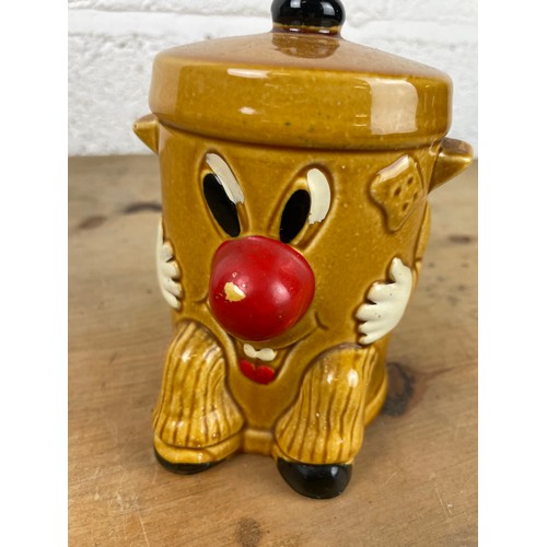 345 - Vintage Dusty Bin Ceramic Money Box