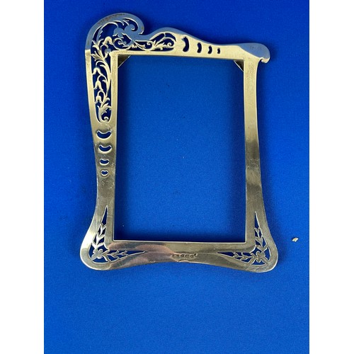 9 - Art Nouveau 1912 Sterling Silver Picture Frame 70g