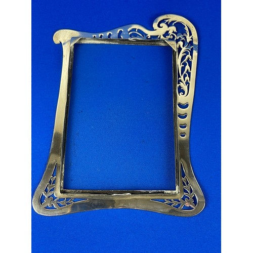 9 - Art Nouveau 1912 Sterling Silver Picture Frame 70g