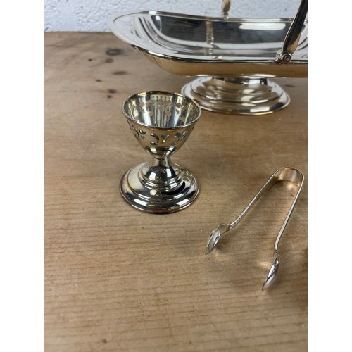 269 - Small Group of EPNS Inc Interesting Ladle & Egg Cup