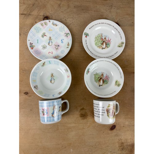 278 - Two Wedgwood Peter Rabbit Nursery Sets