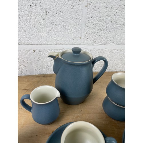 279 - Vintage Denby Stoneware Coffee Set