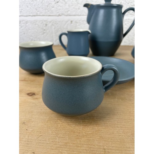 279 - Vintage Denby Stoneware Coffee Set