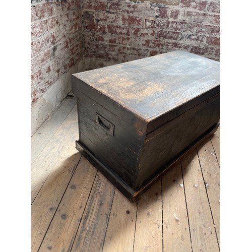 264 - Vintage Carpenters Tool Chest Full of Vintage Tools