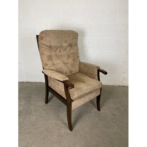 441 - Sturdy Vintage Fireside Chair