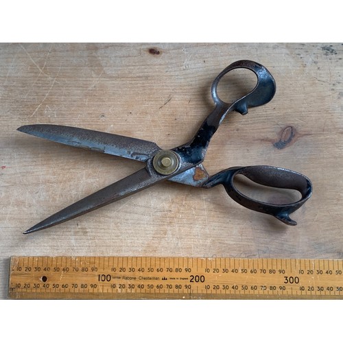 172 - 19th Century Clothiers Shears/Large Scissors - J. Wiss & Sons, Newark N.J U.S.A