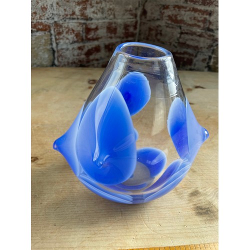 185 - Interesting Art Glass Vase