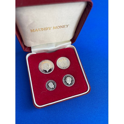 207 - Presentation Box of Four Maundy Money Coins