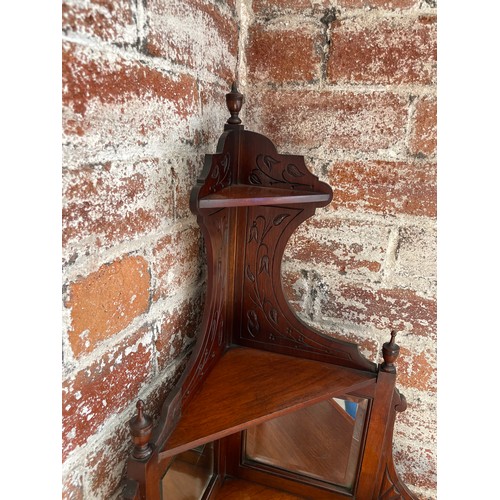 449 - Late Victorian Corner Cupboard Unit Free Standing