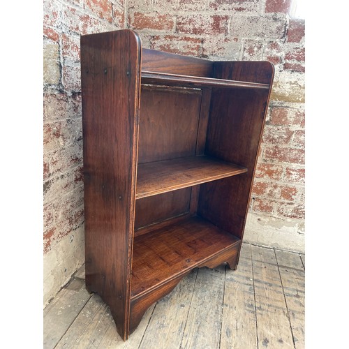 450 - Late 19th Century Solid Oak Open Book Case