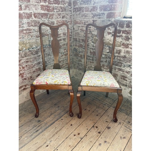 451 - Two Queen Anne Style Dining Chairs