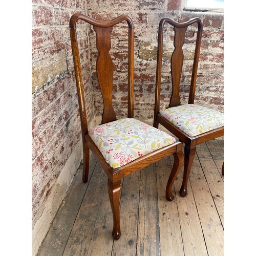 451 - Two Queen Anne Style Dining Chairs