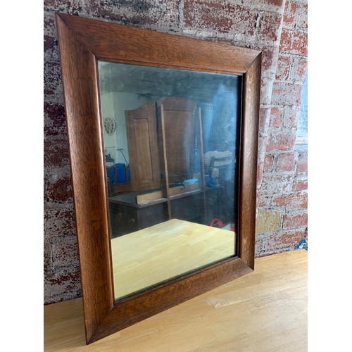 446 - 1920's Framed Mirror with Earlier Glass - 57 x 71cm