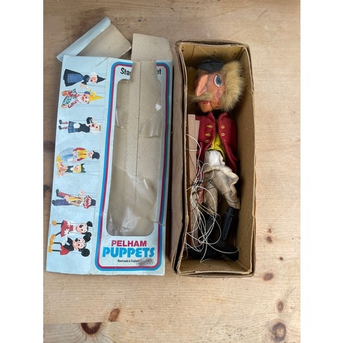 74 - Vintage Pelham Huntsman Puppet with Box