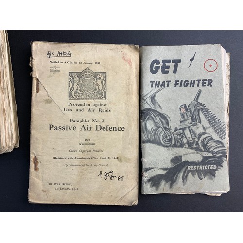 222 - Military Interest: WWII Passive Air Defence Pamphlet, Flight Mechanics (A) and Get that Fighter