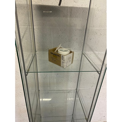 425 - Glass Display Cabinet With Light