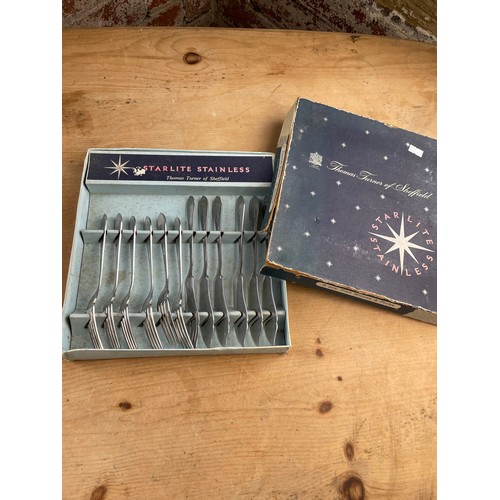 248 - Thomas Turner of Sheffield Starlite Stainless Cutlery Set Boxed