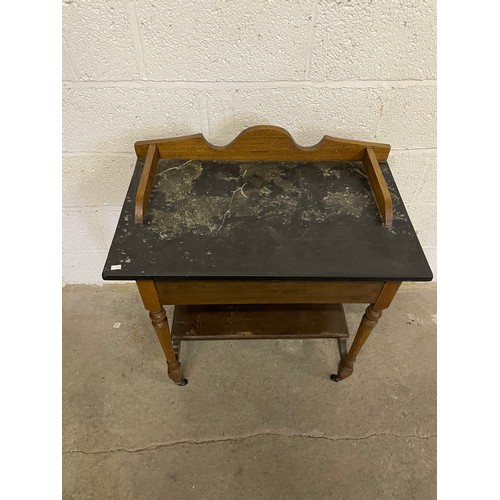 424 - Antique Marble Top Washstand