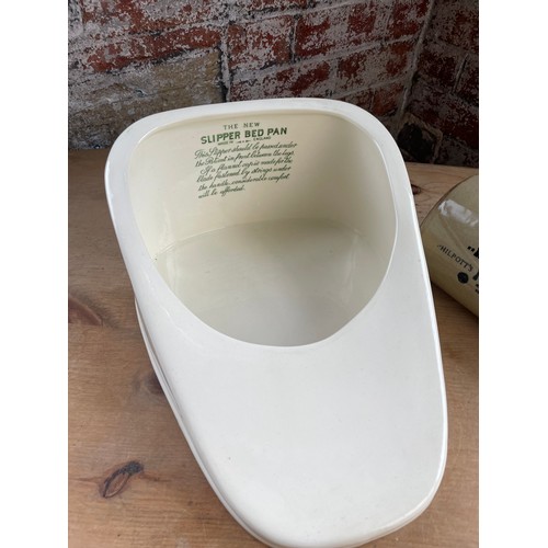 260 - Royal Winton Slipper Pan & Philpott's Entirely New, Daring Design Foot Warmer