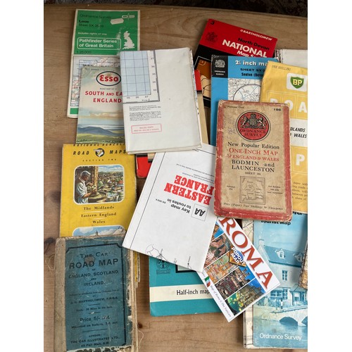 277 - Collection of Vintage Maps Inc. Ordnance Survey