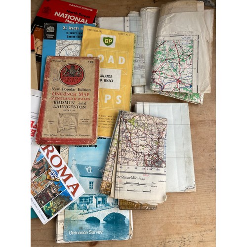 277 - Collection of Vintage Maps Inc. Ordnance Survey