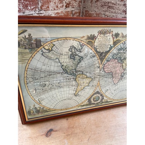 369 - Vintage World Werreld Map Print